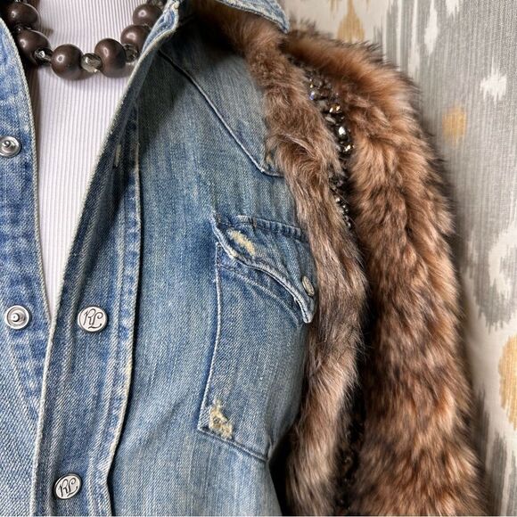 Ralph Lauren Collection * Fall ‘15? Lamb Shearling Embellished Vest - Picture 14 of 17